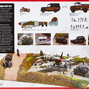 Airfix D-Day Air Assault 1:72 WWII Military Diorama Plastic Model Gift Set A50157A, Multi