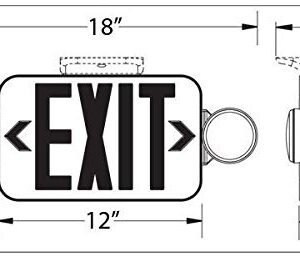 Corded Exit Sign Combo