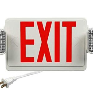Corded Exit Sign Combo