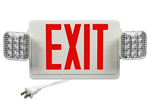 Corded Exit Sign Combo