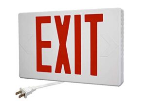 carpenter lighting plug in exit sign
