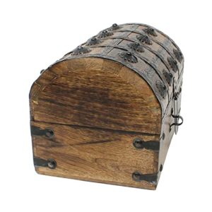 Nautical Cove Treasure Chest Keepsake and Jewelry Box Wood - Treasure Box Large (8x6x6)