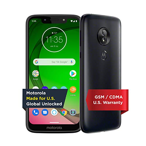 Moto G7 Play with Alexa Push-to-Talk – Unlocked – 32 GB – Deep Indigo (US Warranty)