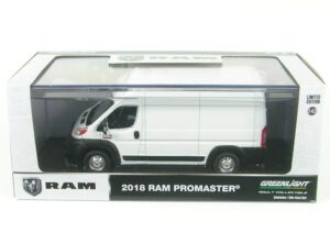 greenlight 86152 1: 43 2018 ram promaster 2500 cargo high roof - bright white - new tooling, multi