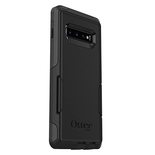 OtterBox Galaxy S10+ Commuter Series Case - BLACK, slim & tough, pocket-friendly, with port protection