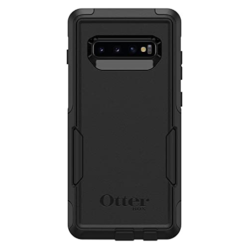 OtterBox Galaxy S10+ Commuter Series Case - BLACK, slim & tough, pocket-friendly, with port protection