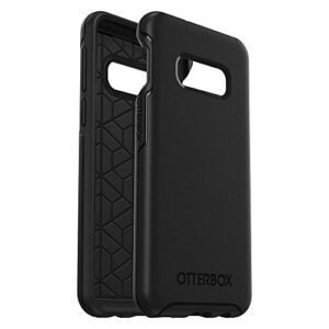 OtterBox Galaxy S10e Symmetry Series Case - BLACK, ultra-sleek, wireless charging compatible, raised edges protect camera & screen