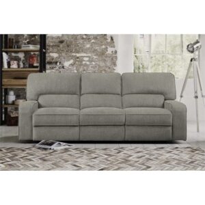 Homelegance Borneo 98" Double Reclining Sofa (Power), Mocha