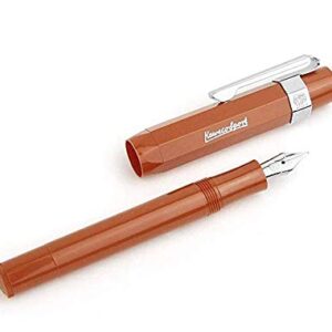 Kaweco Sport Skyline Fountain Pen Fox, Fine Nib with Kaweco Sport Octagonal Clip Chrome