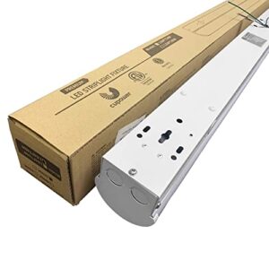 1000LED 4FT Tunable LED Strip Linear Light 40W, 0-10V Dimmable, 5,200Lm, CCT 3500K/4000K/5000K Selectable, AC120-277V, LED Shop Light, LED Strip Light, Ceilling Light