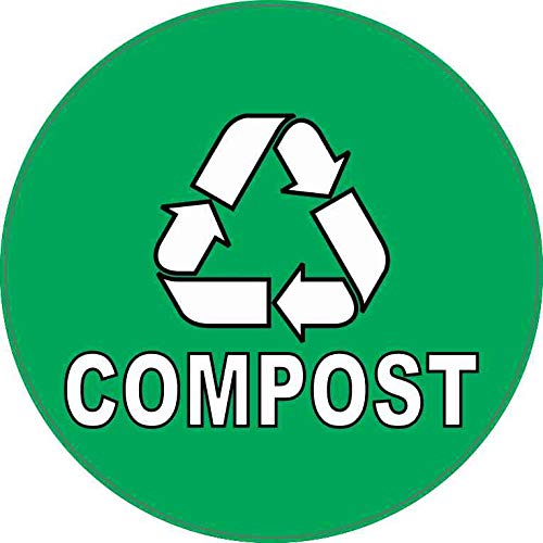 StickerTalk Compost Vinyl Sticker, 5 inches by 5 inches