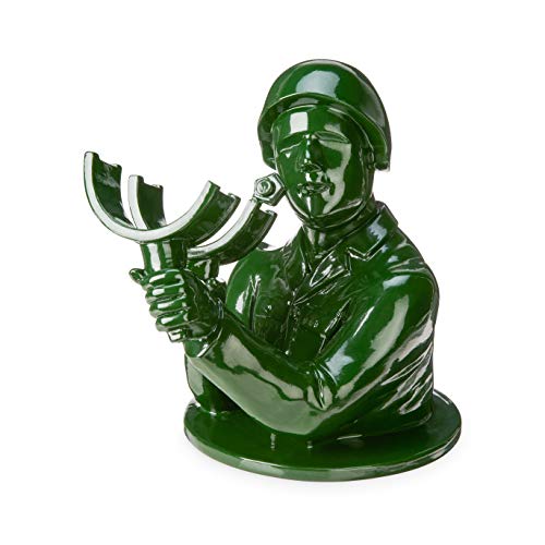 Foster & Rye Army Man Bottle Holders, Green 11x10.25x7.75