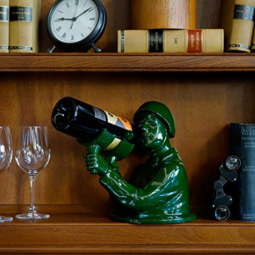 Foster & Rye Army Man Bottle Holders, Green 11x10.25x7.75