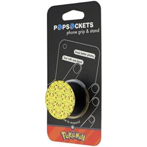 popsockets: collapsible grip & stand for phones and tablets - pikachu pattern