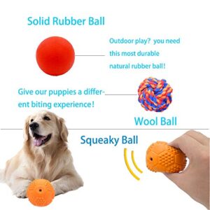 Volacopets 5 Different Functions Interactive Dog Puzzle Toys Balls for Medium Large Dogs, Food Treat Dispensing Dog Toys