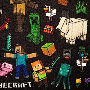 Minecraft Mob Printed Area Rug | Indoor Floor Mat, Accent Rugs For Living Room and Bedroom, Home Decor For Kids Playroom | Video Game Gifts And Collectibles | 60 x 39 Inches