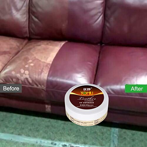 Glumes Easy Leather Restoration Leather Recoloring Balm Restore & Repair your Sofas, Car Seats & Other Leather Furniture (CLEAR)