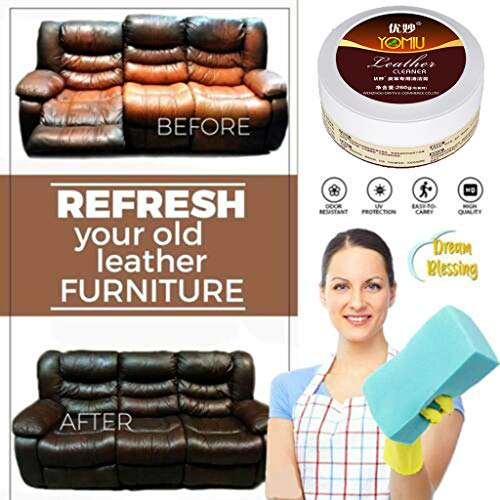 Glumes Easy Leather Restoration Leather Recoloring Balm Restore & Repair your Sofas, Car Seats & Other Leather Furniture (CLEAR)