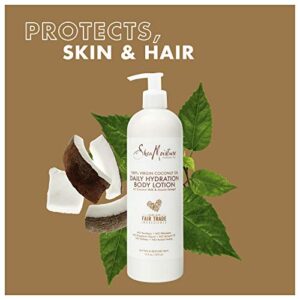 SheaMoisture Daily Hydration Body Lotion Moisturizer 100% Virgin Coconut Oil For All Skin Types Paraben Free 16 oz