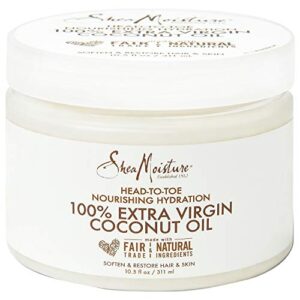 sheamoisture head-to-toe nourishing hydration for dry skin 100% virgin coconut oil paraben free skin care 10.5 oz