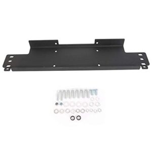 winch mounting plate compatible with 1987-2006 jeep wrangler yj tj lj on your bumper-12000 lb capacity