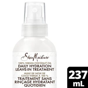 SheaMoisture Leave-in Conditioner Treatment for All Hair Types 100% Extra Virgin Coconut Oil Silicone Free Conditioner 8 oz