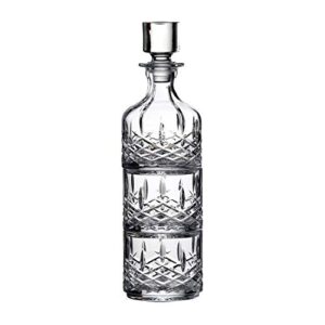 marquis by crystal waterford markham stacking decanter & tumbler pair