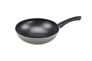 ravelli italia linea 85 non stick induction wok stir fry pan, 11 inch