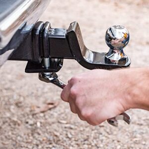 Hefty Haul Trailer Hitch Tightener for 1.25" and 2" Hitch Anti Rattle, Heavy Duty Steel, Anti Rattle Hitch Tightener 2 Inch, Trailer Hitch Accessories, Hitch Clamp, Tow Hitch Stabilizer, 1 Pack