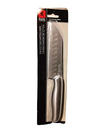 Cutlery Stainless-Steel Santoku Knives (Stainless-Steel)