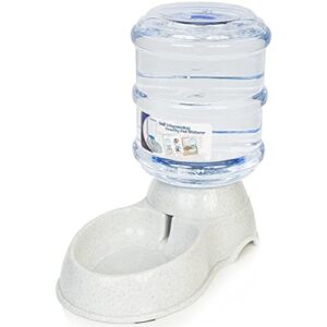 zone tech - premium quality durable self-dispensing gravity 3.7 liters pet waterer