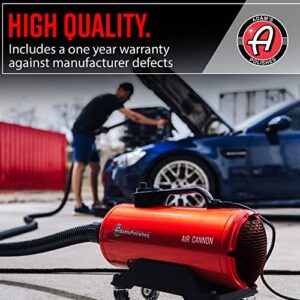 Adam's Air Cannon Car Dryer Blower - Powerful Detailing Wash | Filtered Dryers, Blowers & Blades Safer Than Microfiber Towel Cloth