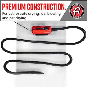 Adam's Air Cannon Car Dryer Blower - Powerful Detailing Wash | Filtered Dryers, Blowers & Blades Safer Than Microfiber Towel Cloth