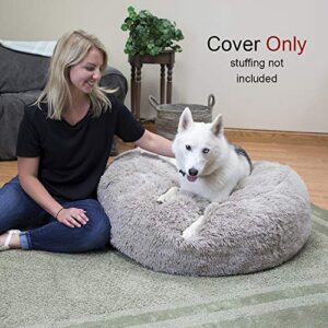 SportPet Designs Luxury Waterproof Pet Bed Replacement Cover- Large Machine Washable Sofa Bed, Tan (CM-10001-CS01)