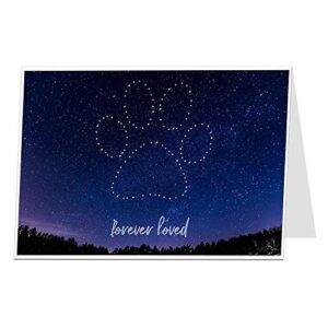 limalima dog sympathy card in memory of condolences for your loss forever loved