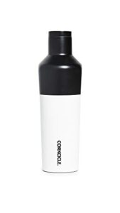 corkcicle insulated bottle, stainless steel, modern black, 47 cl