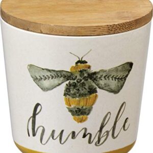 Primitives by Kathy Kitchen Canisters, Set of 3, Bees - Kind, Sweet, Humble