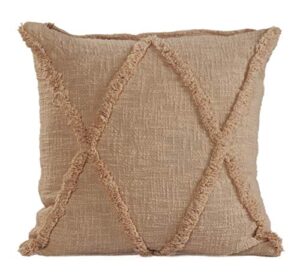 lr home raquel pillow, 18" x 18", peach