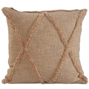 LR Home Raquel Pillow, 18" x 18", Peach