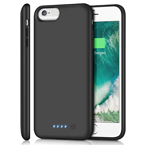 Battery Case for iPhone 6s Plus/6 Plus/7 Plus/8 Plus 8500mAh, Rechargeable Charging Case for iPhone 6Plus Extended Battery Pack Charger Apple 6s Plus Portable Power Bank Cover for 7Plus 8Plus (5.5”)