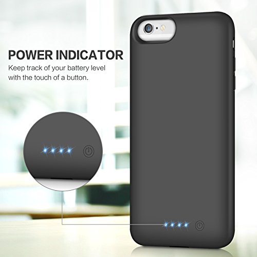 Battery Case for iPhone 6s Plus/6 Plus/7 Plus/8 Plus 8500mAh, Rechargeable Charging Case for iPhone 6Plus Extended Battery Pack Charger Apple 6s Plus Portable Power Bank Cover for 7Plus 8Plus (5.5”)