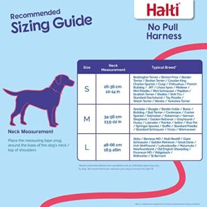 HALTI No Pull Harness Size Medium, Bestselling Professional Dog Harness to Stop Pulling on The Lead, Easy to Use, Anti-Pull Training Aid, Adjustable, Reflective and Breathable, for Medium Dogs Black