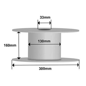 TIANSE PLA Filament 1.75mm PLA 3D Printer Filament, 5kg Cardboard Spool (11 lbs), Dimensional Accuracy +/- 0.03mm (Black 1-Pack)