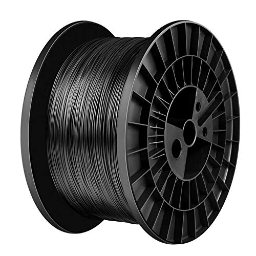 TIANSE PLA Filament 1.75mm PLA 3D Printer Filament, 5kg Cardboard Spool (11 lbs), Dimensional Accuracy +/- 0.03mm (Black 1-Pack)