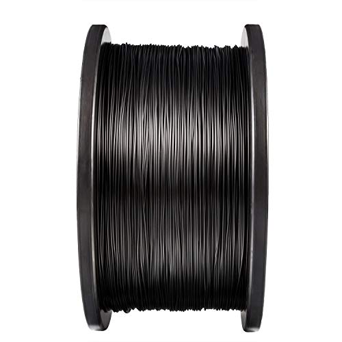 TIANSE PLA Filament 1.75mm PLA 3D Printer Filament, 5kg Cardboard Spool (11 lbs), Dimensional Accuracy +/- 0.03mm (Black 1-Pack)