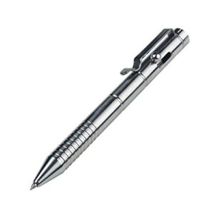 SMOOTHERPRO Titanium Bolt Action Pen with Tungsten Side for Business Office Signature EDC Pocket Design Color Natural (Ti598)