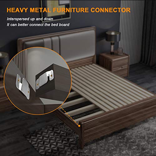 Sectional Sofa Connector Bracket, Sectional Couch Connectors Bands for Sectionals,Furniture Connectors with Screws,4 Pieces