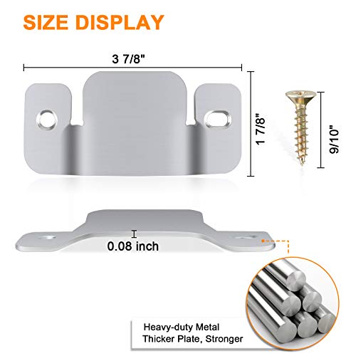 Sectional Sofa Connector Bracket, Sectional Couch Connectors Bands for Sectionals,Furniture Connectors with Screws,4 Pieces