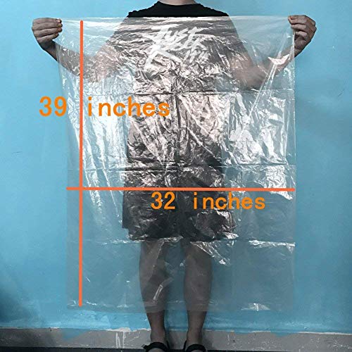 32x39 Inches Comforter Storage Bags Dustproof Moistureproof Jumbo Plastic Storage Bags for Blanket Clothes and Big Plush Toys Set of 10