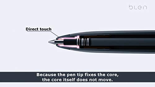 Zebra Blen Retractable Ballpoint Pen, Fine Point 0.5mm, Black Ink, Sticky Notes Value Set